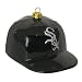 Pack of 2 MLB Chicago White Sox Glass Hat Christmas Ornaments