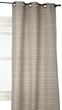 TexStyle Chesapeake Grommet Top 42-Inch by 63-Inch Window Panel, Gray