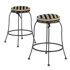 Home Havenbury Set of 2 Backless Bar Stools by HOME