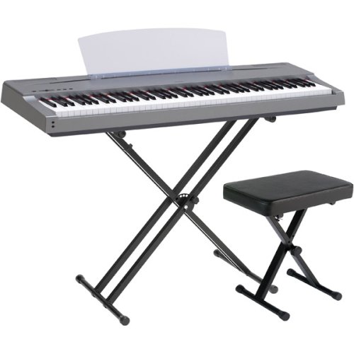 Yamaha P65MSB 88-Key Weighted graded hammer action keys - comes with stand and bench product image