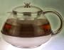 Teiera 600 ml Inox e Vetro Temperato con filtro - Multi Funzione POT - Caraffa Filtrante