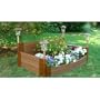 Frame It All Curved Front High Back Indoor/Outdoor Planter, 4 Feet X 2 Feet X 18 Inches