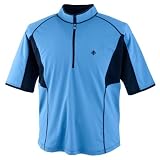 Coolibar UPF 50+ Men's Short-Sleeve Quarter Zip Splash Guard - Sun Protection
