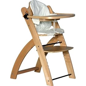 Wohnstyle - Chaise haute "YARIS" - H�tre Laqu�e