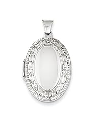 Sterling Silver Oval Locket