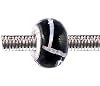 Low price Pandora Style Charm Bead (Z68) Murano Lampwork Glass (14mm x 10mm) (fits Troll too)