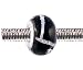 Pandora Style Charm Bead (Z68) Murano Lampwork Glass (14mm x 10mm) (fits Troll too)