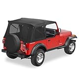 Bestop Supertop, w Tint, No Doors, Black Denim 1976-1995 Jeep CJ7 And Wrangler YJ #... by Bestop