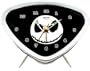 White Skull Face Halloween Alarm Clock