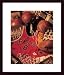 Basketball by Michael Harrison 16.00X20.00 Framed with Black Wood Frame