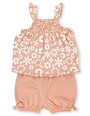 2 Piece Pure Cotton Floral Tunic & Shorts Outfit