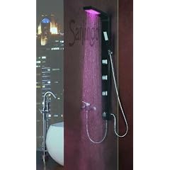Schwarzes LED Aluminium Duschpaneel Duschs�ule von Sanlingo