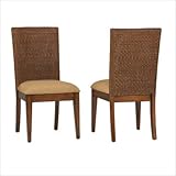 Newport Side Chair in Dark Brown Mahogany [Set of 2]