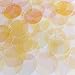 Sequin Round 30mm Yellow Transparent Crystal Rainbow Iris Iridescent. Made in USA