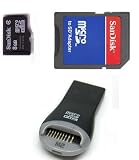 SanDisk 8GB MicroSD Premier SDHC Class 4 tested at 10MB/s with Micro SD Adapter and SanDisk Mobile Mate reader