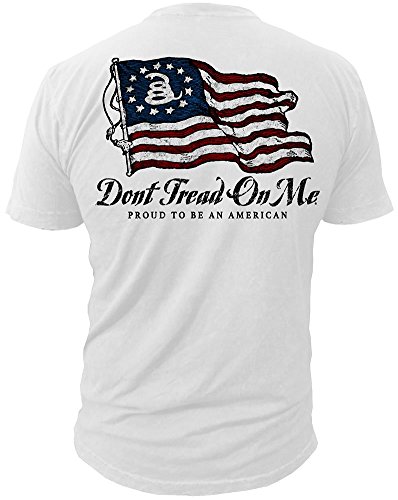 Don't Tread On Me - Proud American - Men's T-Shirt Vintage Flag DTOM