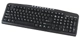 Review Colors-IT 1616PS2-BLK / Unitek 1616 Black Multi Media Keyboard Ps2