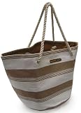 Kathy Van Zeeland Panama Jack 14 Beach Bag - Brown