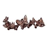 Butterfly Cluster Brass Key Hook