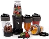 Maxi-Matic EPB-1800 17 Piece Personal - Drink Mixer Shake - Blender Food Processor Chopper