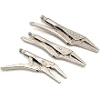 3 Long Nose Locking Grip Pliers Automotive Vise Tools