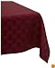 Reflections 60 by 102-Inch Oblong / Rectangle Tablecloth, Merlot