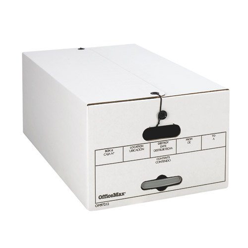 OfficeMax Economy Storage Boxes, Legal Size, 12Pack Best Record