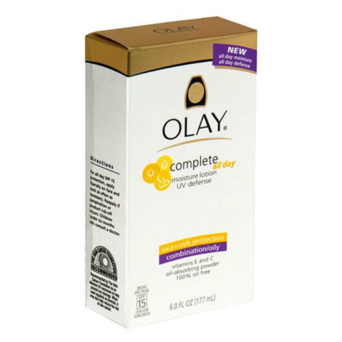  Olay Complete UV Defense Moisture Lotion, SPF 15, 6 Ounce (Pack of 2) 