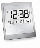 Oregon Scientific JM889NA-S Jumbo Atomic Wall Clock with Indoor Temperature, Silver