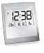 Oregon Scientific JM889NA-S Jumbo Atomic Wall Clock with Indoor Temperature, Silver