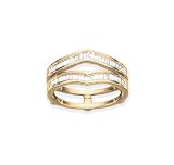 14K Yellow Gold 3/8 ct. Diamond Ring Guard