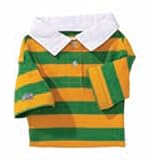 MEDIUM - GREEN/YELLOW - Rugby Polo Dog Sports Shirts