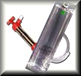 Genuine Combo Boston Works Brass Pump and Premium 2 1/4 inch Lucite Expansion Cylinder
