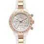 Heavy Metal Plasteramic Watch Collection - Rose Gold Chrono White