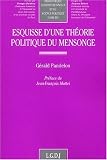 Esquisse d'une théorie politique du mensonge