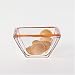 LEONARDO Dekoschale Corner orange 12,5 cm