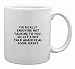 I'm really enjoying not talking to you, so let's not talk again real soon, okay? Mug