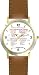 Habit 3 - Time Management Matrix or Quadrants (Spanish Text) - DELUXE TWO-TONE WATCH from THE 7 HABITS - WATCH COLLECTION BY WATCHBUDDY&reg; - Arabic Numbers - Brown Leather Strap-Size-Children's Size-Small ( Boy's Size & Girl's Size )
