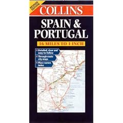 Spain and Portugal Road Map (Collins European Road Maps)