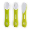 Hoppop Manu Cutlery Set (Lime)