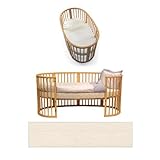 Stokke Sleepi Crib/Junior Bed System II w/ Mattresses Finish: Whitewash