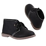 Damen Schuhe, STIEFELETTEN, SCHNÜR BOOTS, 5652, Synthetik in hochwertiger Leder Optik, Schwarz, Gr 39
