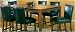 7 Piece Warm Cherry Counter Height Dining Set