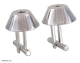 Cufflinks, 'Silver Bullet' 1 W 1 L