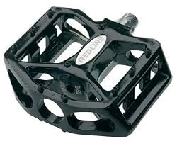 Redline Flight Magnesium Platform Pedals 9/16" Sealed Bearing Black