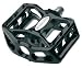 Redline Flight Magnesium Platform Pedals 9/16" Sealed Bearing Black