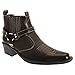US Brass Mens Eastwood Cowboy Ankle Boots