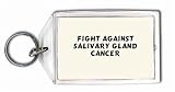 Fight Against Salivary Gland Cancer Keychain