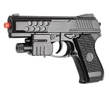 UKARMS 2068AF Spring Airsoft Pistol w/ Tactical Laser and Flashlight BB Hand Gun