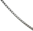 Platinum Box Chain, 18"